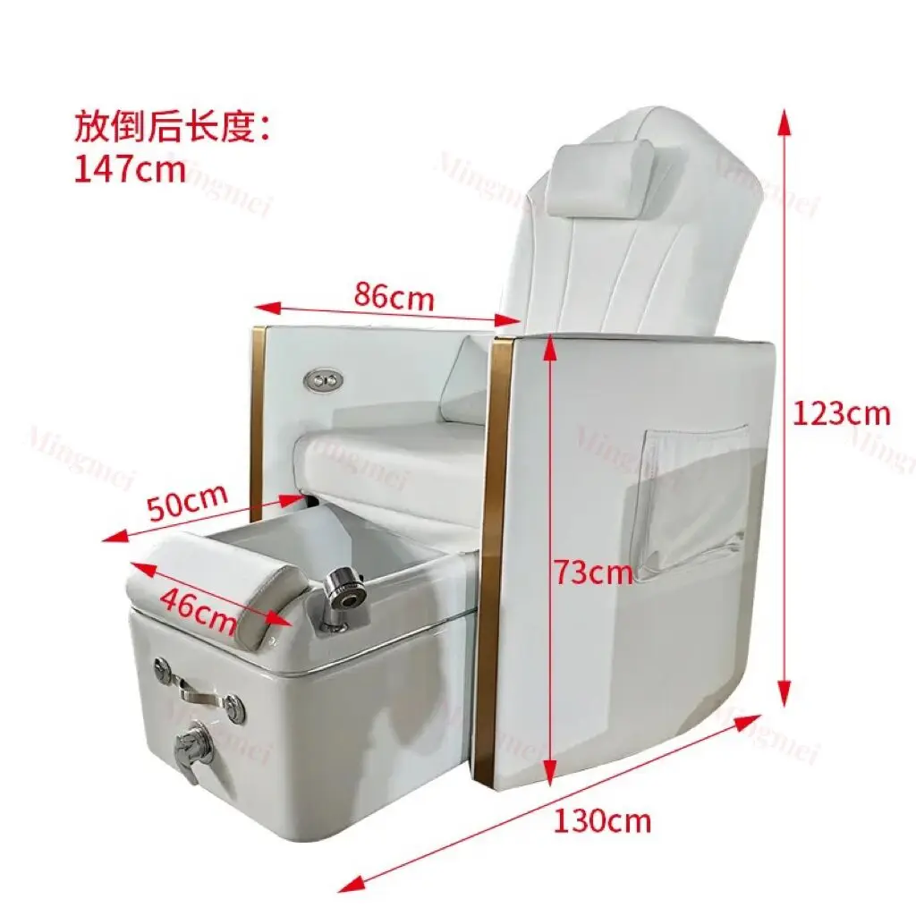 Description Picture 2 of itemBeauty Cover Pedicure Chair Electric Luxury Detailing Tattoo Pedicure Chair Recliner Equipments Poltrona Pedicura Home Furniture