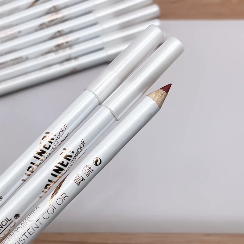 12pcs Lip Liner Pencil Set Matte Nude Contour Lipliner Pencil Lipstick Pen Waterproof Long Lasting Lipstick Lip Tint Cosmetics