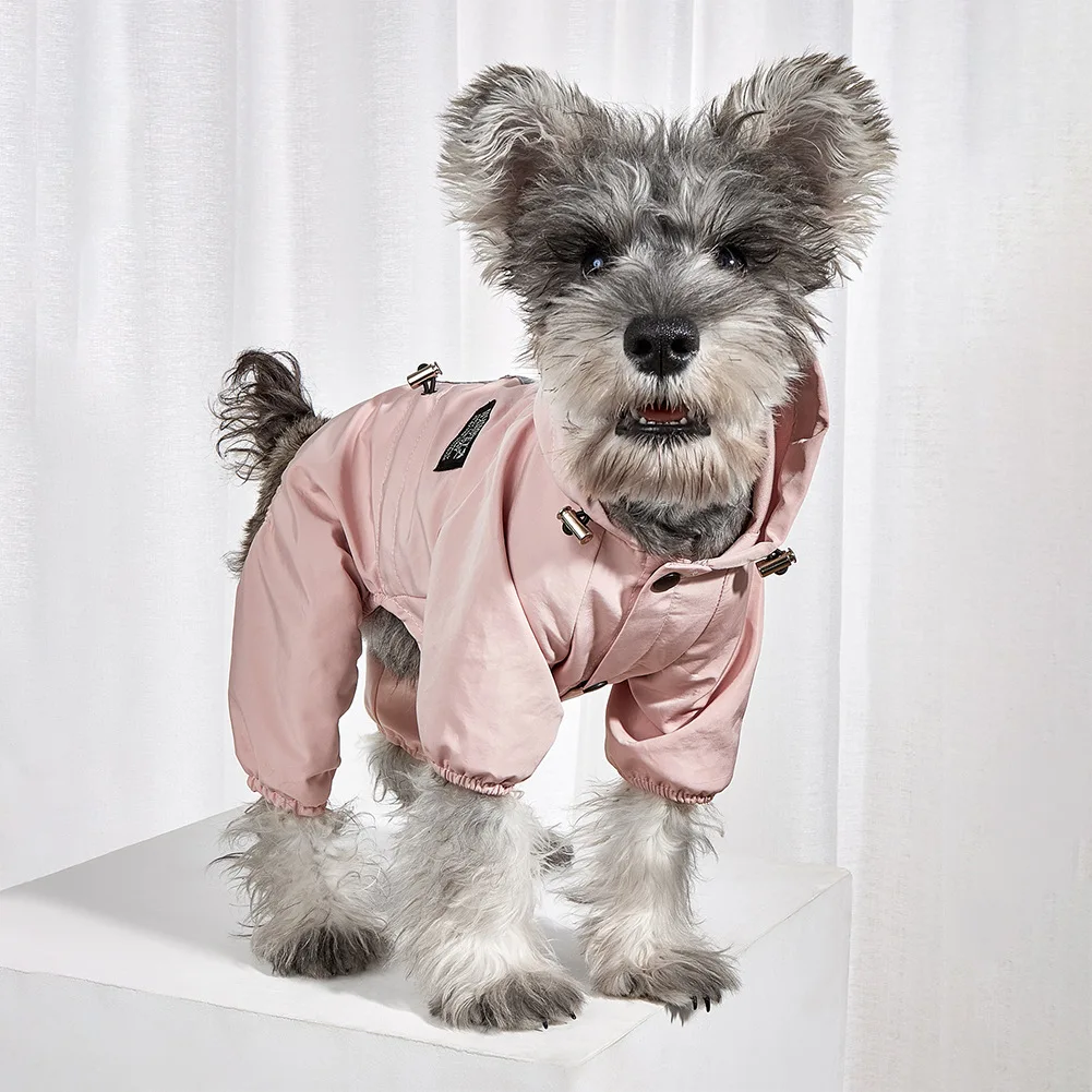 Dog Raincoat Pet Waterproof Jumpsuit Reflective Puppy Clothes for Small Medium Dogs Chihuahua Yorkshire