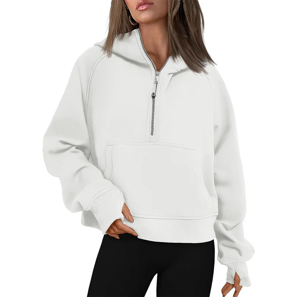 [COSYHARU公式] Runderwall Semi-Crop Hoodie Zip-Up COSYHARU】Runderwall Semi Crop Hood Zip-Up (COSYHARU