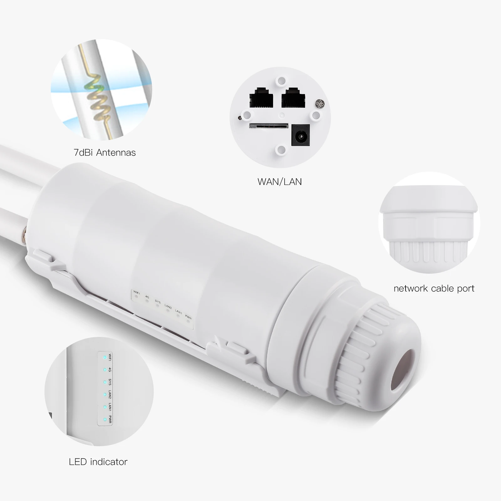 KuWFi Ao Ar Livre 4G WIFI Router