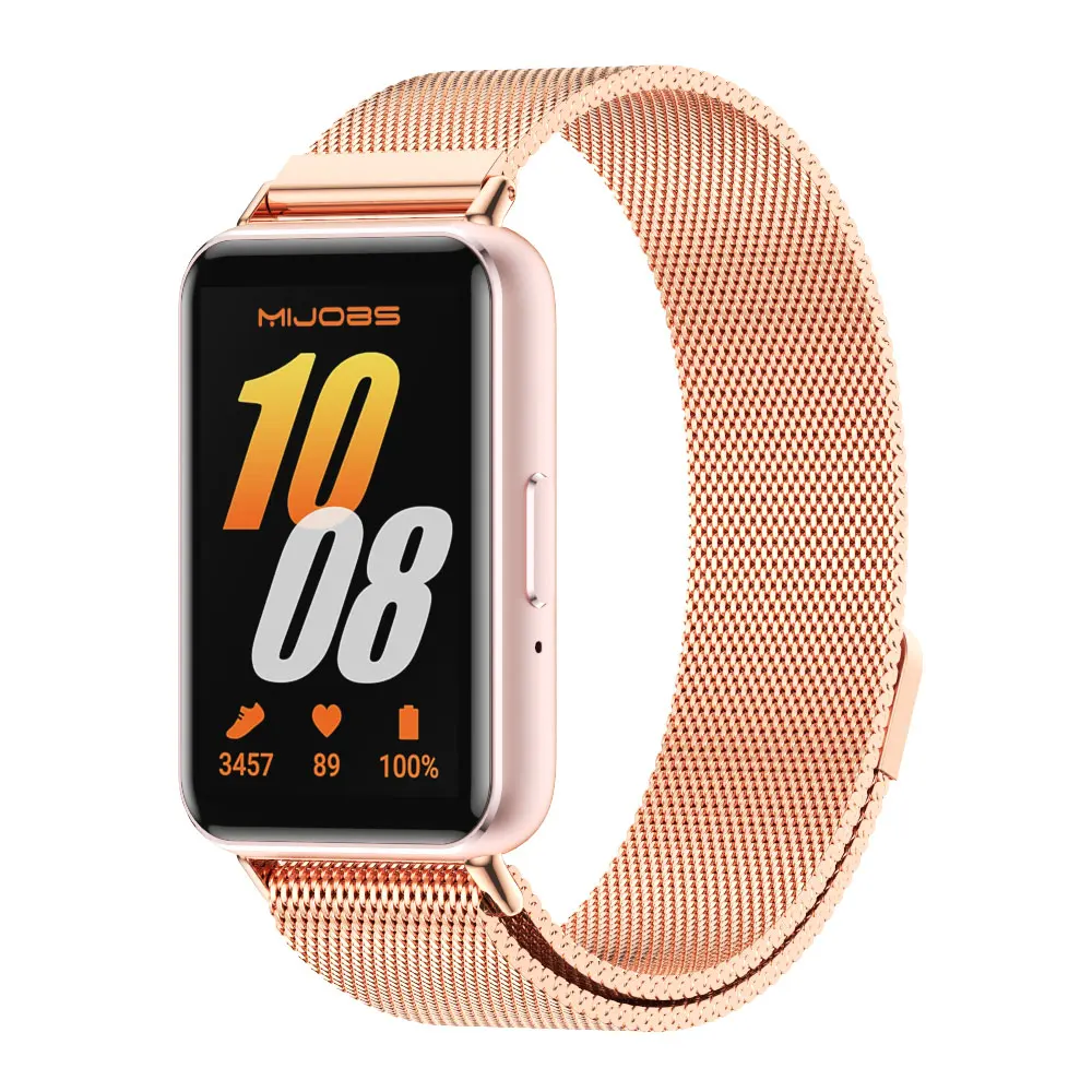 Milanese Metal Watchband Bracelet for Fitness Tracker Replacement Strap