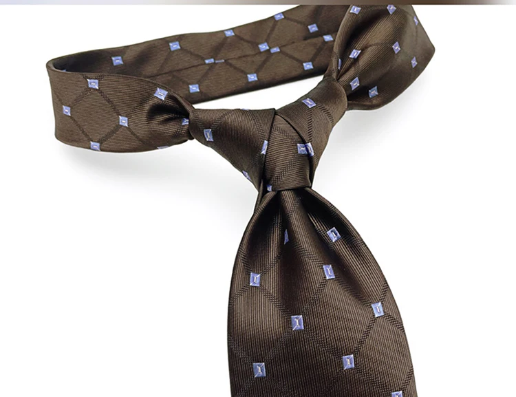 VEEKTIE Marke Maillard-Stil, Farbe, Vintage, gestreift, 8 cm, für Herren, klassisches Karo, Blumenmuster, Braun, Schwarz, Retro, Business, formell – Detail 5
