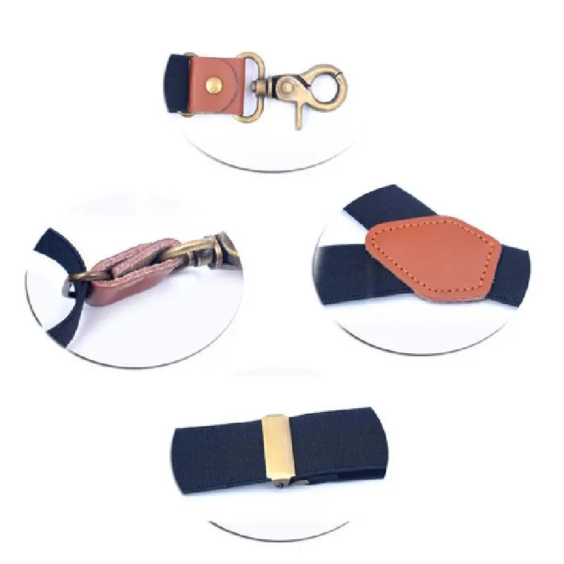 Work Suspenders Vintage Men's 3 Hooks Suspenders For Pants Casual Mens Trouser Fashion Adjustable Women's Braces