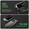 10000mAh Magnetic Power Bank Super Slim 20W Wireless Fast Charging External Battery for For iWtach MagSafe PowerBank for iPhone 3
