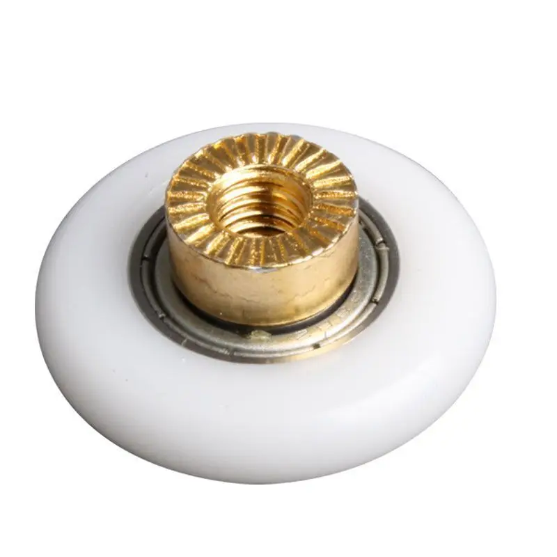 20/23/25/27mm Shower Door Rollers Pulley Bathroom Sliding Glass Door Wheels Sliding Wheel Rollers Bathroom Accessories 4Pcs shower room pulley shower door rollers sliding door roller shower room rollers sliding door pulley