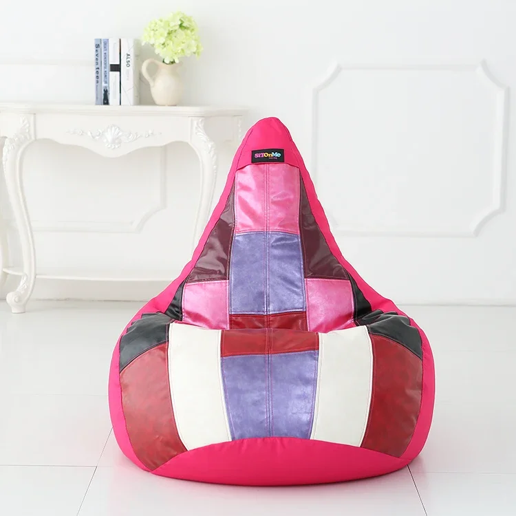 Outdoor furniture waterproof PU leather leisure bean bag lazy sofa soft EPS filling comfortable gaming bean bag