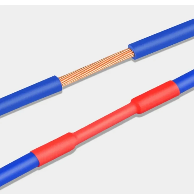 127-750pcs Heat-shrink Tubing Thermoresistant Heat Shrink Tube Wrapping Kit Electrical Connection Wire Cable Insulation Sleeving Heat Shrink Tubing
