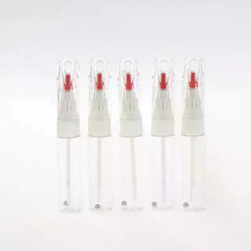 1/5Pcs 2 in 1 니들 브러쉬 이중 용도 네일 폴리쉬 펜 빈 병 터치업 페인트 병 페인트 수리 펜 도트 펜+드로잉 펜