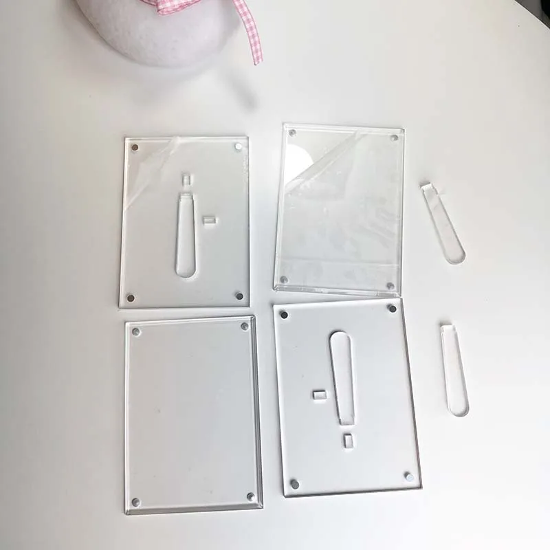 Brand New Acrylic Strong Magnetic Double-Sided 3 Inch Photo Frame Transparent For Fujifilm Instax Film Picture Decorate