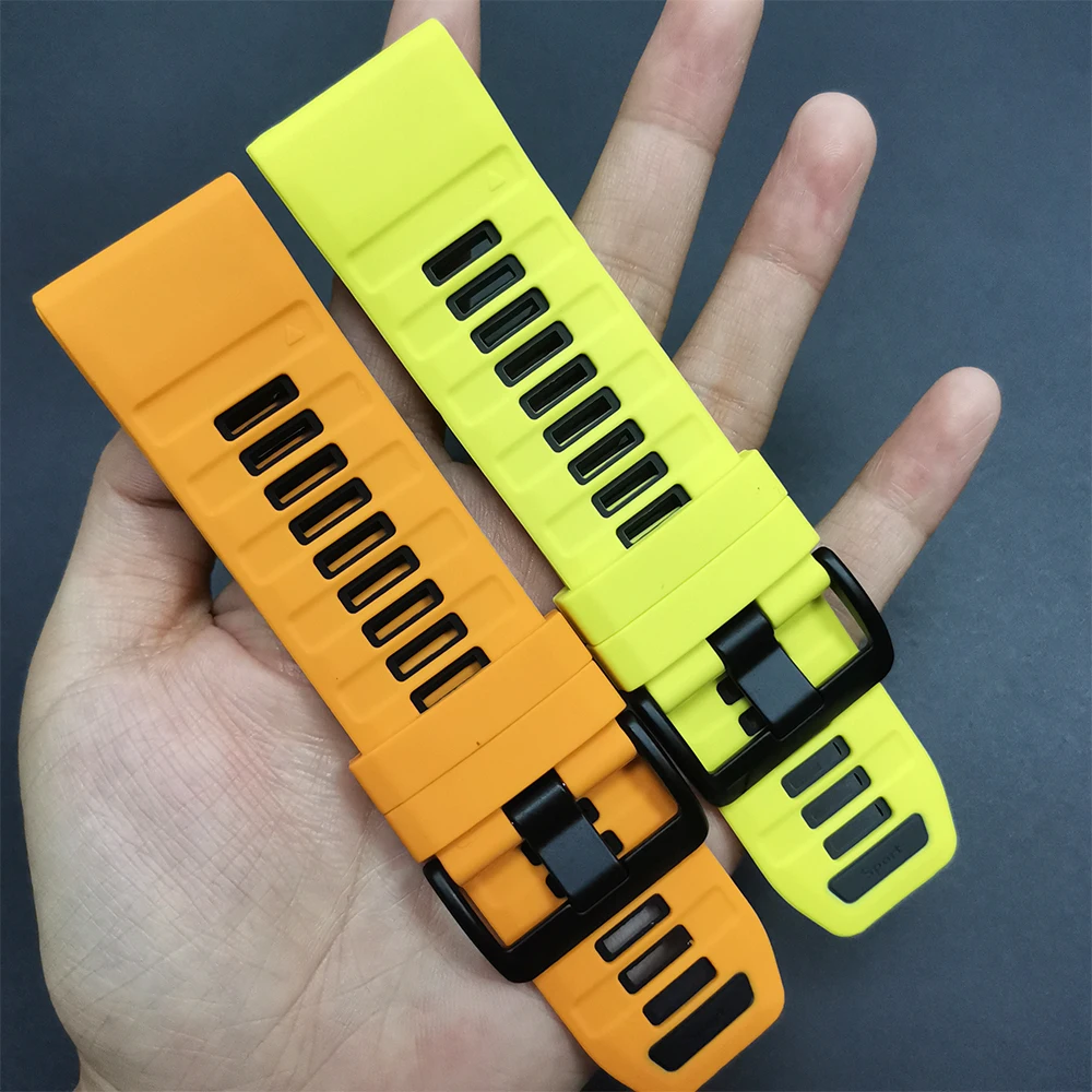 Enhanced Silicone Sport Strap - Quickfit 22mm/26mm Band