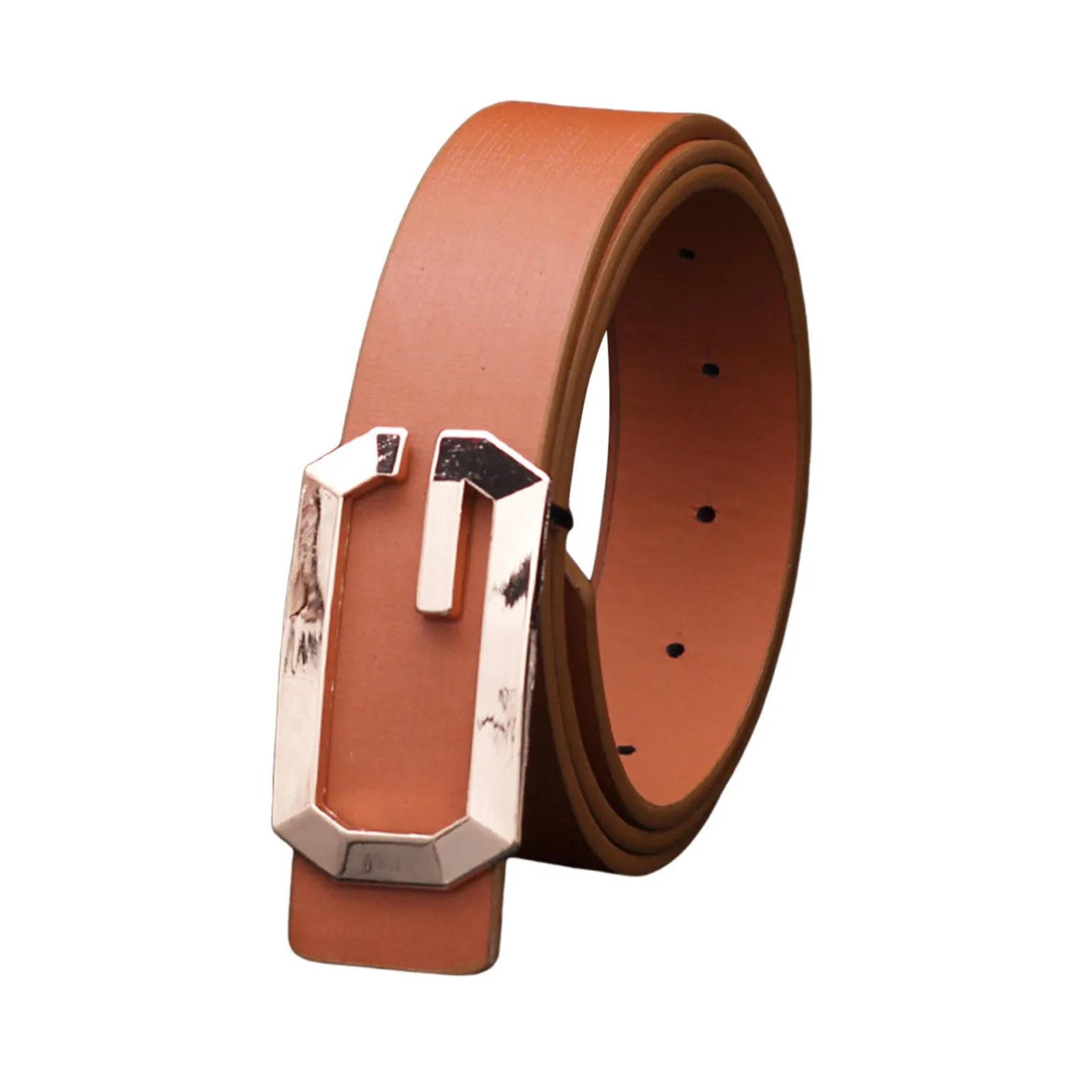 Brown G-Buckle Belt