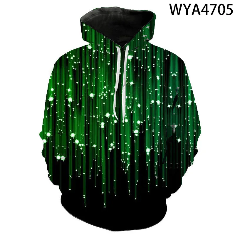 

2022 New Hoodies Sweatshirts Men Women Children 3D Printed Meteor Shower Casual Boy Girl Hoodie Streatwear Cool 3D Pullover