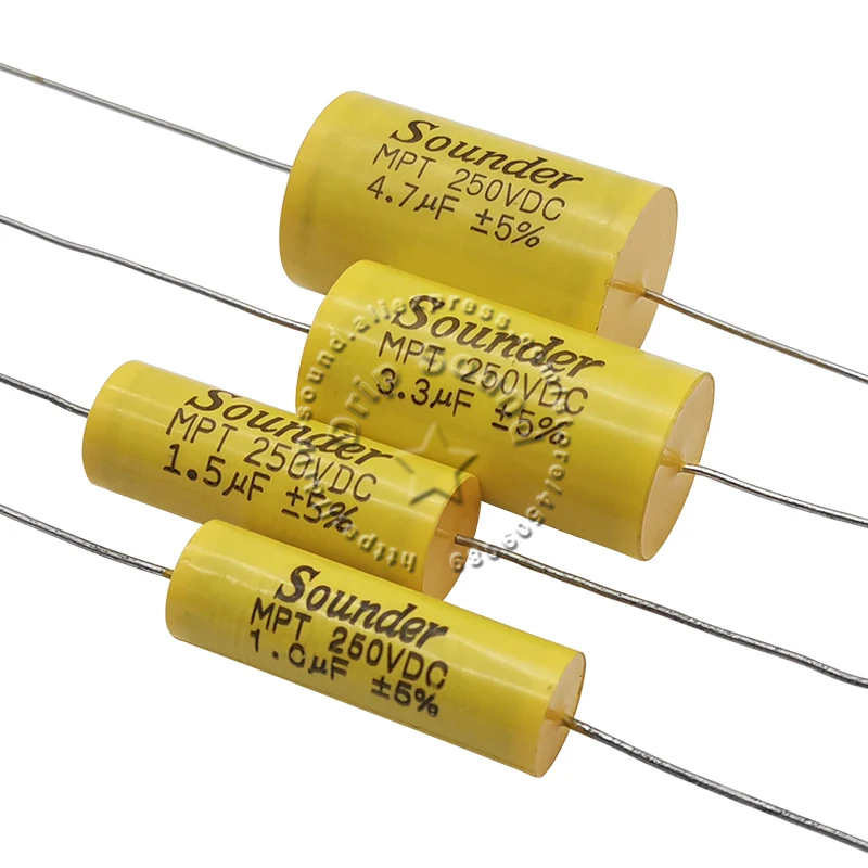 2 Pz 1.0 Uf-4.7 Uf 250 V Altoparlante Divisore Di Frequenza Di Crossover Non-Polarità Condensatore