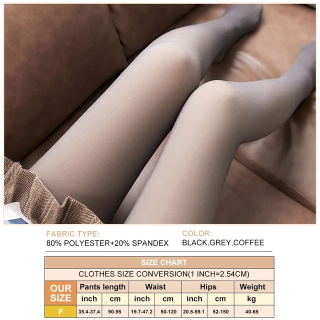 Winter Thermal Leggings Women Slim Translucent Pantyhose Stockings Thin  Translucent Pants Sexy Elastic Thick Pantyhose 80g 200g - AliExpress