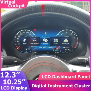 Panel de Instrumentos Digital de 12.3'' para Mercedes Benz CLA/GLA/A-Class X156 C117 W117, Pantalla LCD, Velocímetro, Cabina, CarPlay 1