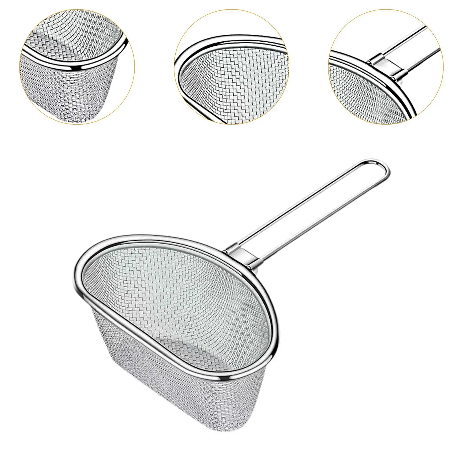 Noodles Strainer Stainless Steel Food Colander Sifter Fry Basket Spaghetti Strainer Spoon for Cooking Camping Noodles Pasta Noodles Strainer Stainless Steel Food Colander Sifter Fry Basket Spaghetti Strainer Spoon for Cooking Camping Noodles Pasta