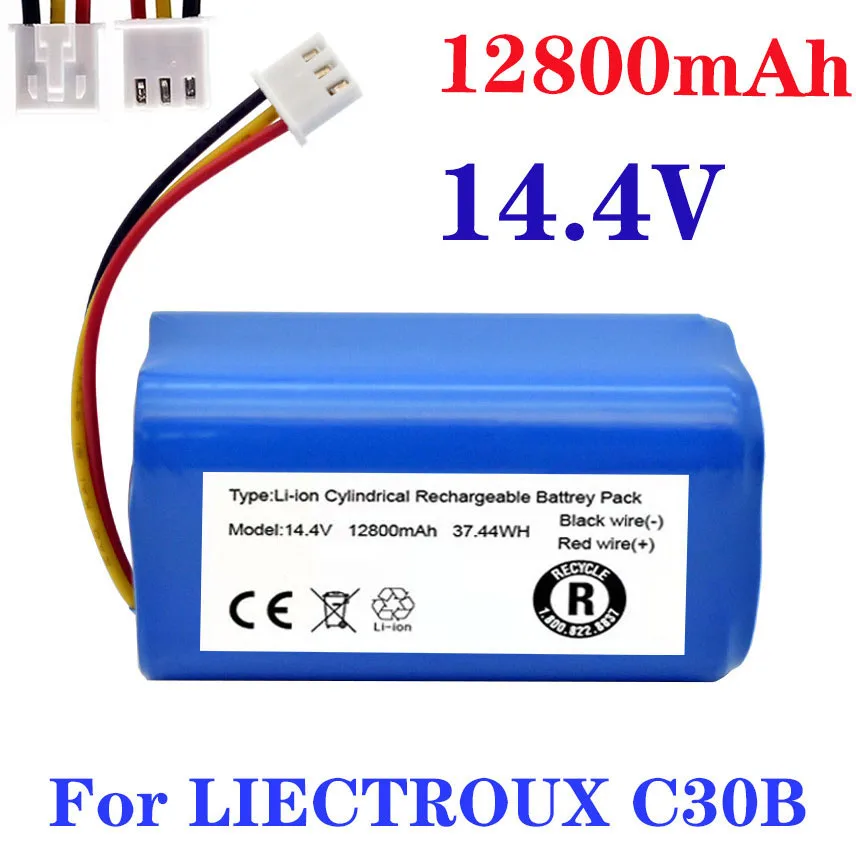 Original Battery for LIECTROUX C30B Robot Vacuum Cleaner 12800mAh lithium cell 1pc/pack