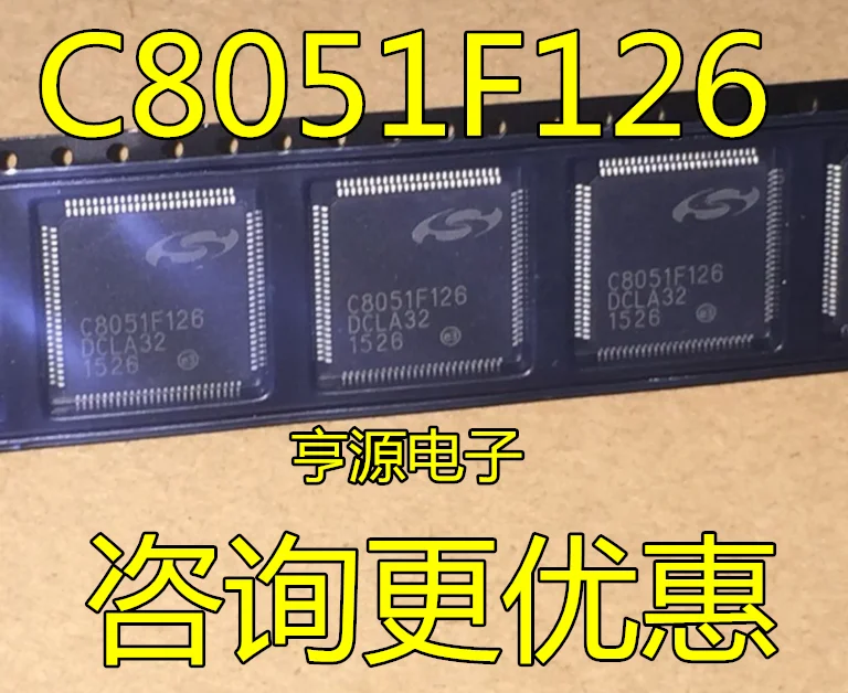 

Оригинальный новый чип микроконтроллера C8051F126 C8051F126-GQR LQFP100