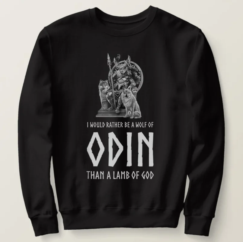 

Odin Viking'er God Asatru Nordic Paganism Norse Mythology Proverb Hoodie 100% Cotton Casual Mens Sweatshirts Fashion Streetwear