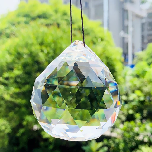 Boule en érable libellule 30mm/50mm, boule de cristal fait à la main, prisme  fabricant d'arc-en-ciel avec perles octogonales, ornement de capteur de  soleil suspendu à la maison - AliExpress