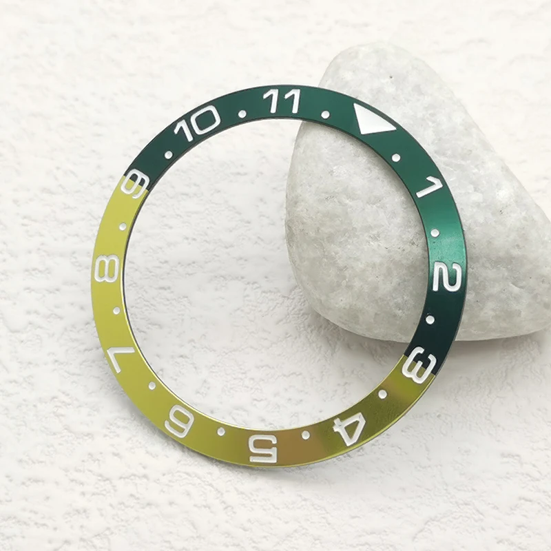 Aluminum Sloped Bezel Insert for Diver's Style Mechanical Watch Repair