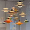 Modern Design Led Pendant Light High Quality Umbrella Led Hanging Lamp Living Loui Lustre Kitchen Paulsen UFO Color Droplight 2
