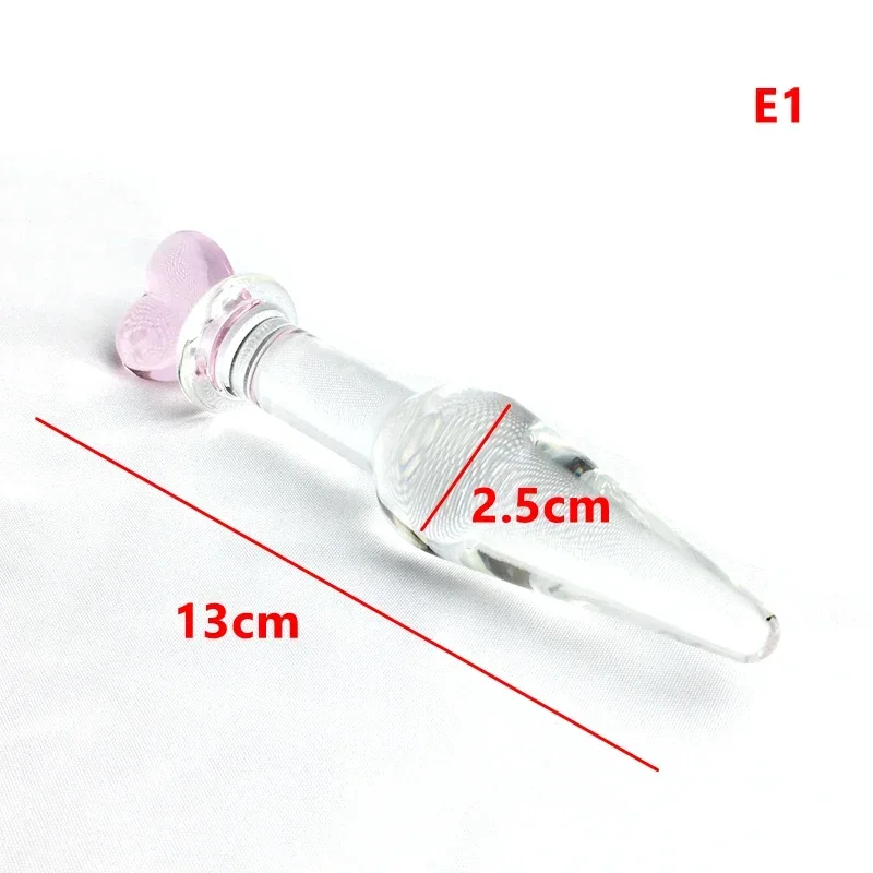 Love fairy stick Crystal Glass Dildo Penis Beads Anal Plug Butt Plug Sex Toys For Man Woman Couples Vaginal And Anal Stimulation