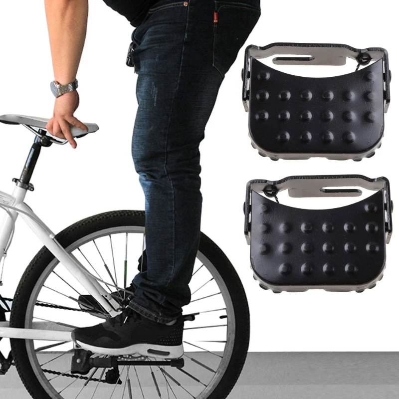 

2Pcs Non-slip Footrests, Foot Plates Pedals for Folding Mountain Bikes Drop Shipping