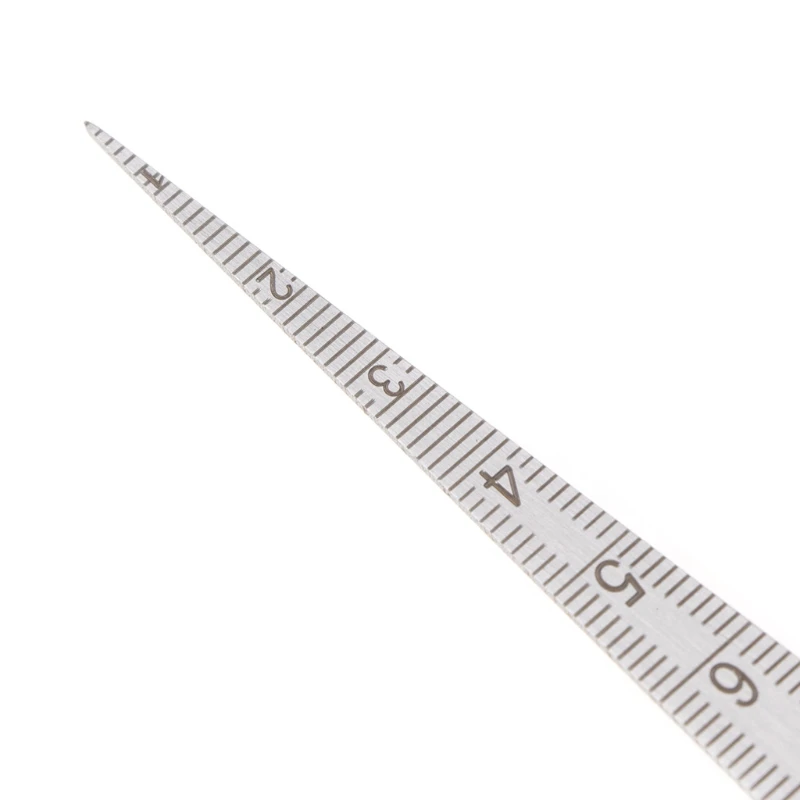 갭 홀 측정 도구 용 스테인레스 스틸 웨지 필러 게이지 작은 구멍/슬롯 인치 및 미터 직경 용 1-15mm
