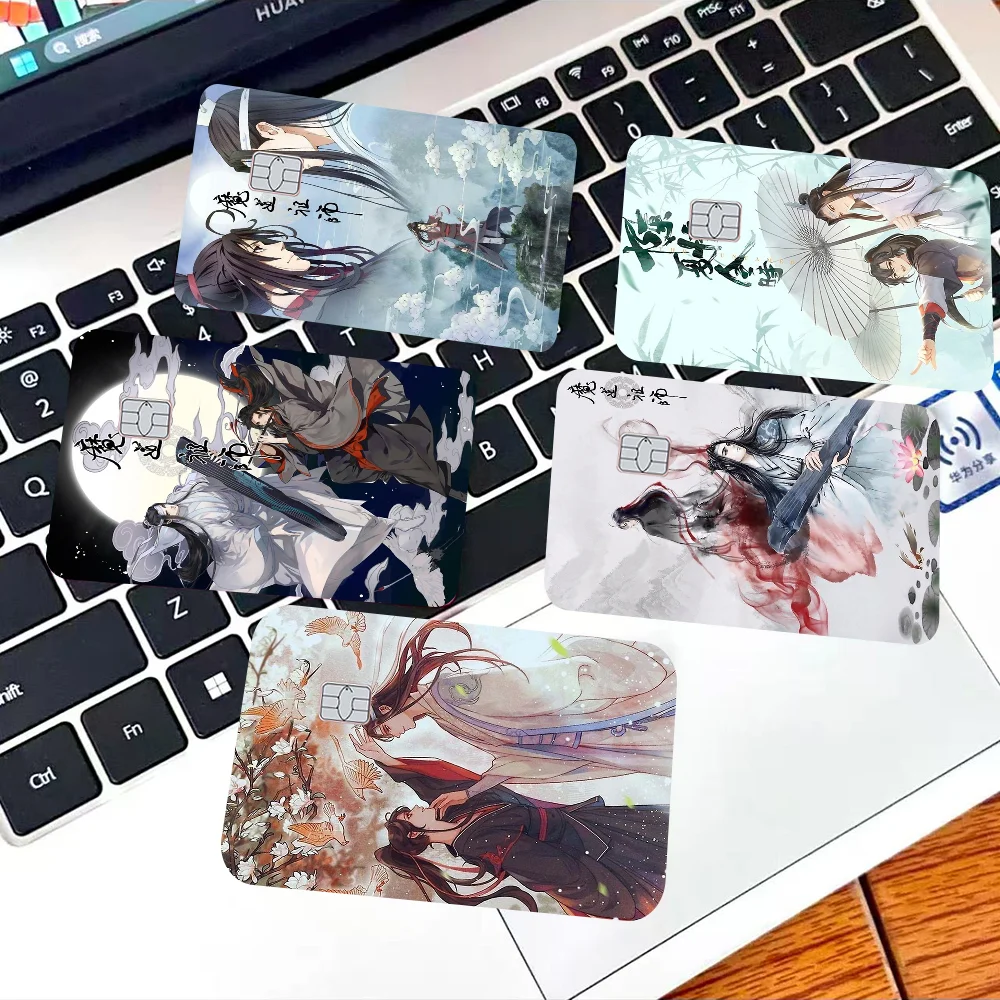 Mo Dao Zu Shi Anime Young Creidt Card Debit Card Sticker Film Case Front Tape For Small Big Chip No Chip