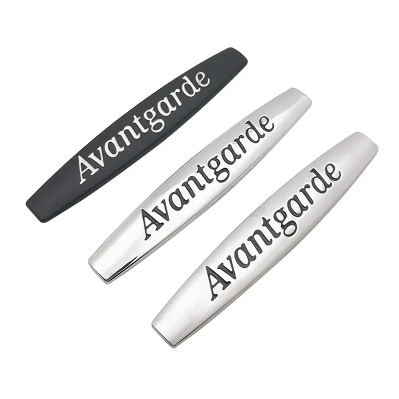 Sleek 3D Metal Avantgarde Car Emblem Badge - Premium Auto Styling Accessory