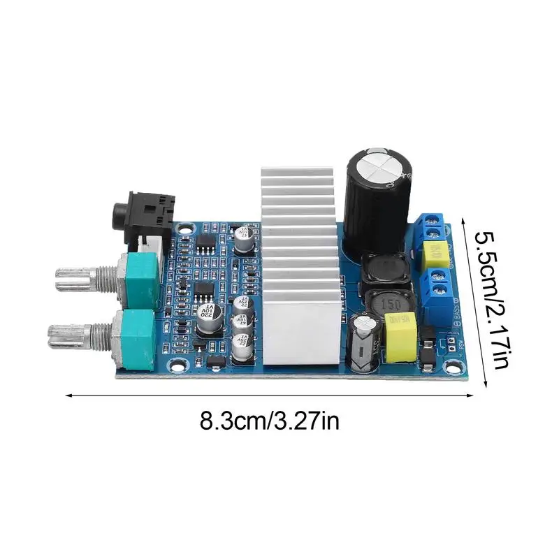 Modulo Amplificatore Subwoofer Mono 100W – Chip NE5532, Alimentazione 8-25V CC, Per Auto E Uso Domestico, Qualità Audio Eccellente