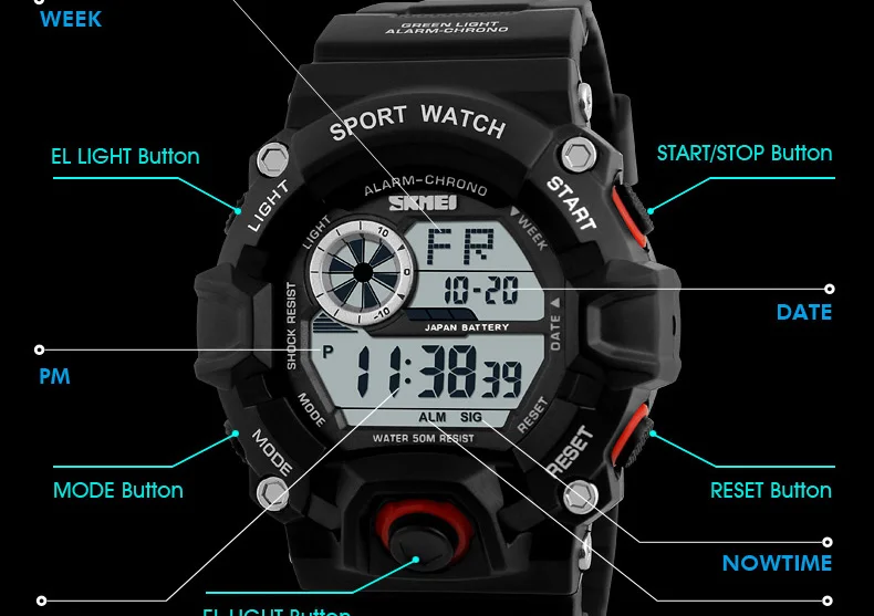 Часы SKMEI 1155 - Правильная разборка часов и замена батареи !!! - YouTube