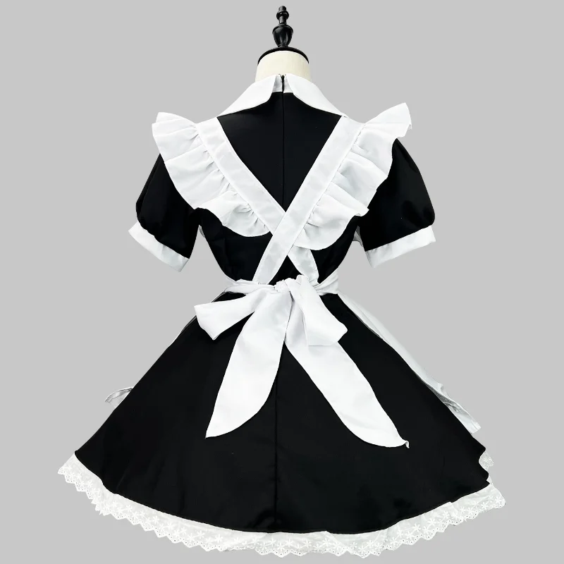 Classic Maid Anime Cosplay Lolita Dress Plus Size Apron Maid Cat Girl Kawaii Japanese Outfit for Party,lolita suspender dress,lolita dress,lolita cosplay costumes