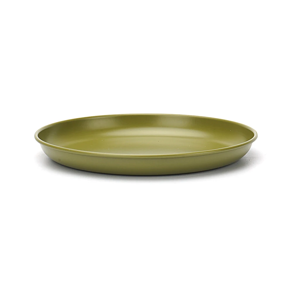 Description Picture 4 of itemCamping Food Pan Green Black Tableware Cookware Cooking Plate For Outdoor Picnic Dish Camping Cooking Supplies