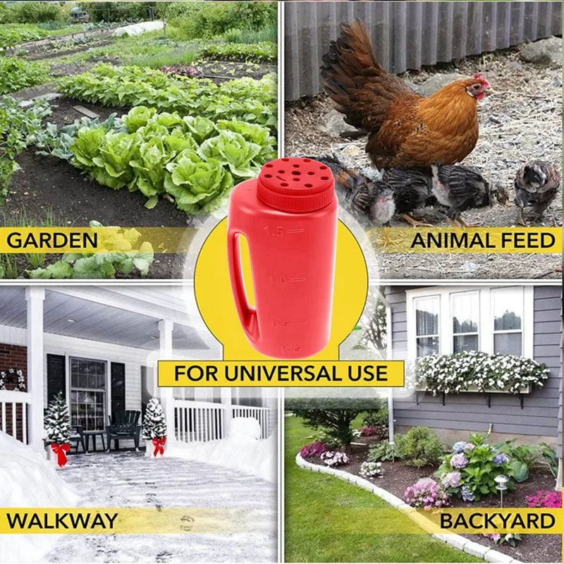 Handheld Spreader Thick Plastic Material For Various Applications Garden Animal Feed