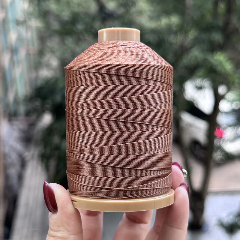 초대형 롤 원형 왁스 실 수제 DIY 직조 고급 가죽 재봉실 엉킴 없는 고품질 폴리에스터 소재