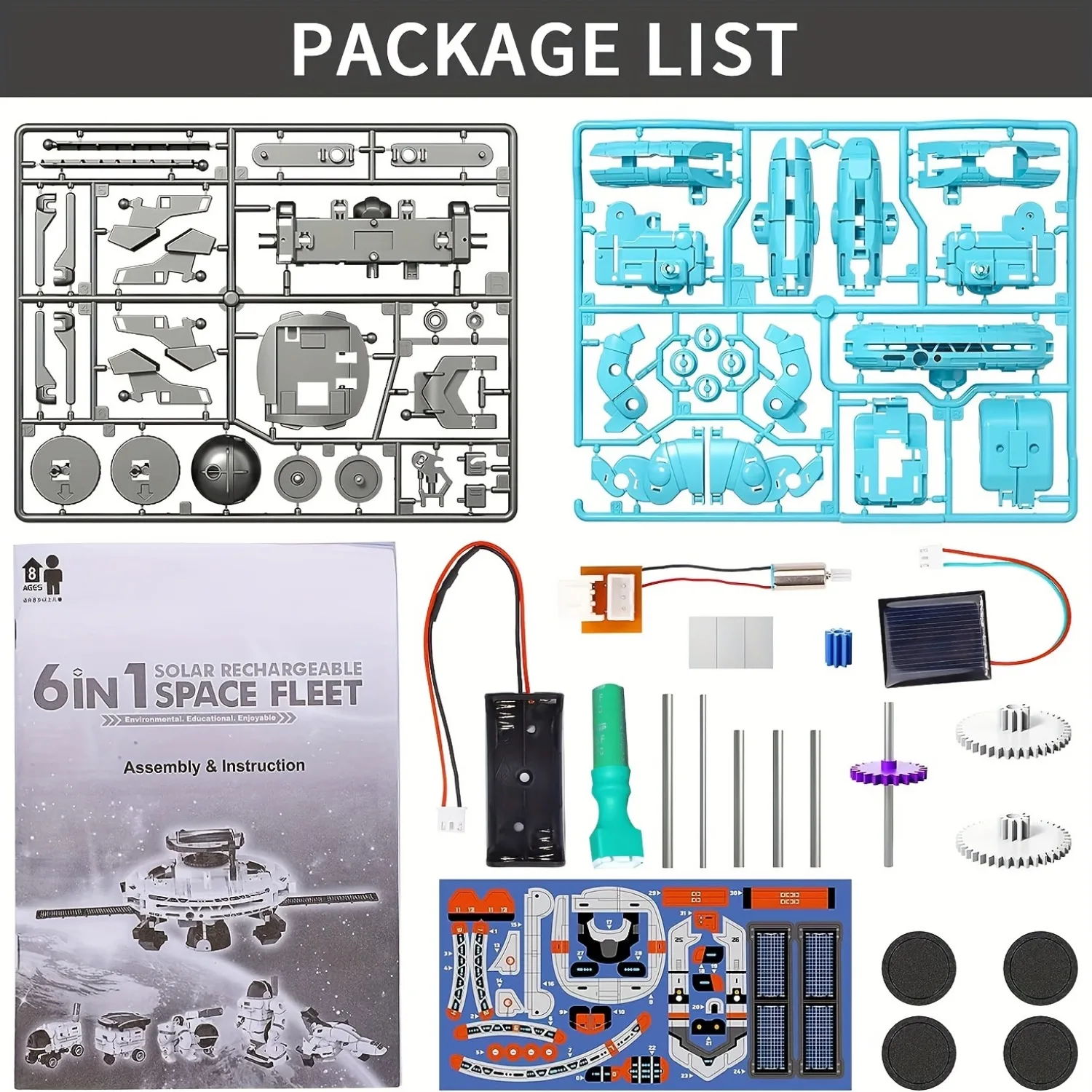 6-in-1 Solar Robot STEM Kit 3