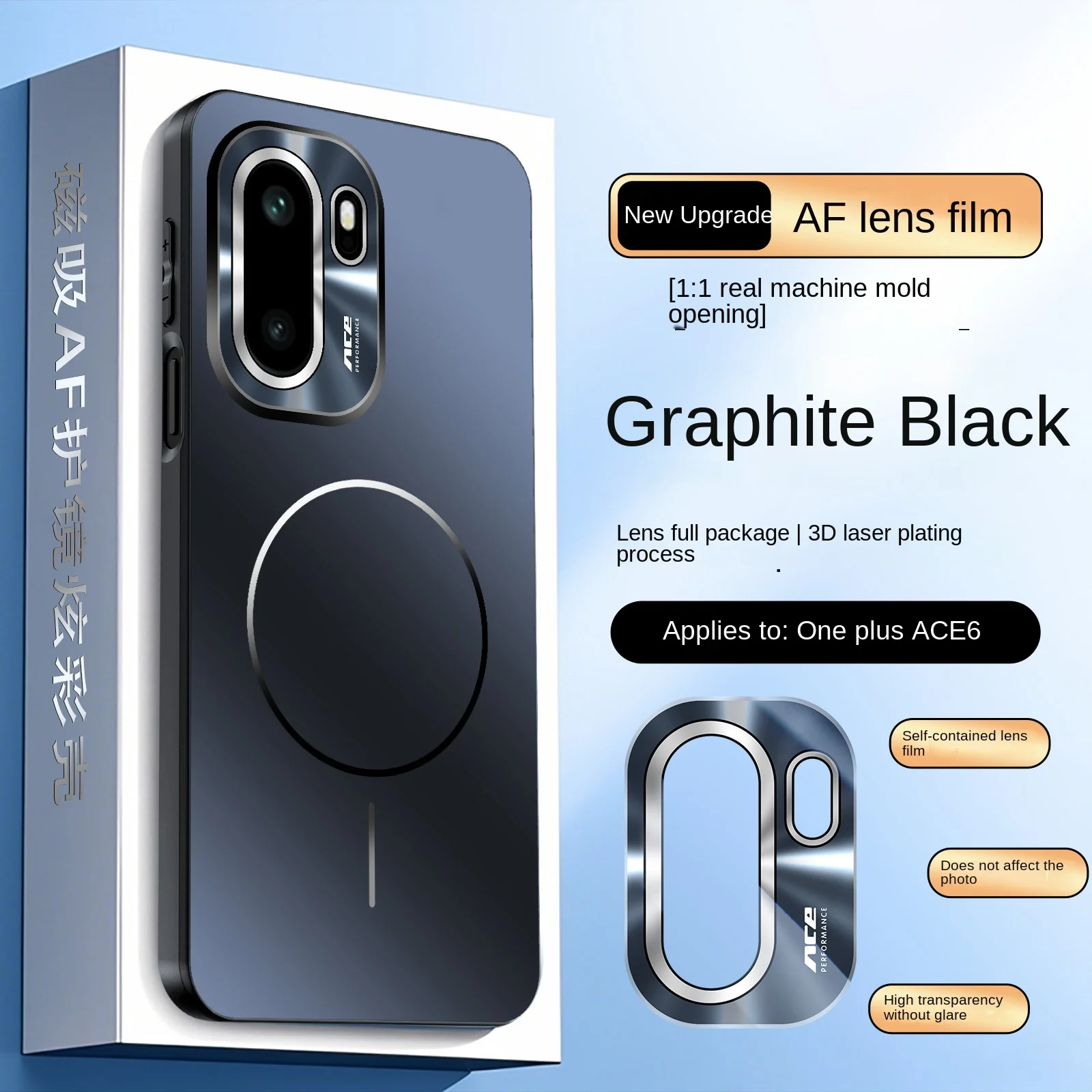 Colorful Magnetic Full-Lens Protective Scratch-Resistant Phone Case