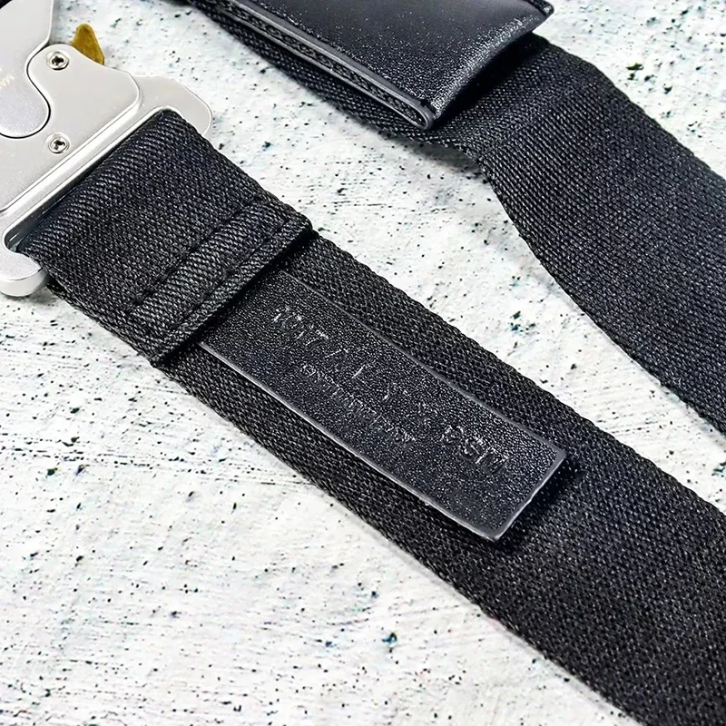 High Quality Woven Letter Logo 1017 ALYX 9SM Belt Functional Tactical Metal Buckle Street Unisex Adjustable Waist Belt Men Women