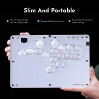 Haute42 Joystick Arcade Hitbox Controller Button Rim leverless Arcade Stick Controller For PC/ Ps4 / ps5/Steam Fightstick Arcade - Image 5