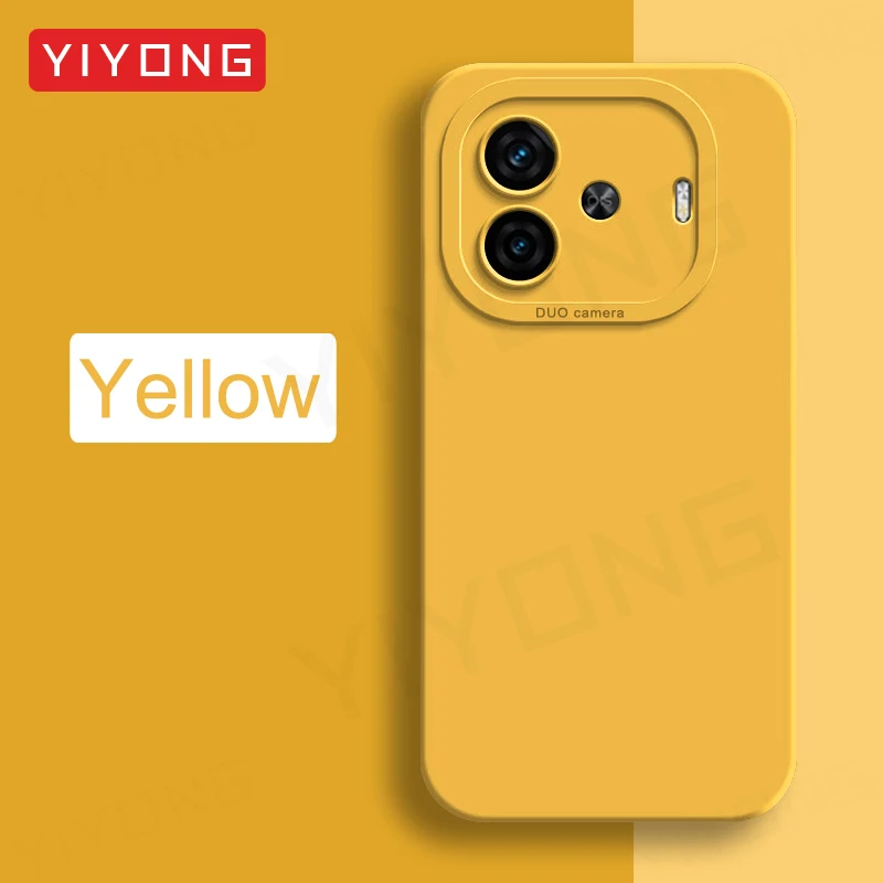 Silky Feel Liquid Silicone Soft Phone Case in Elegant Black