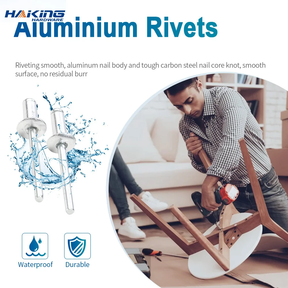 Rivets And Fasteners Rivets And Screws 30/50pcs Pop Rivets Aluminium M2.4 M3.2 M4 M4.8 Dome Head Blind Rivets Steel Shank Mandrel Exhaust