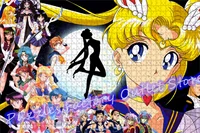 Sailor Moon Beauty Girl Anime Jigsaw Puzzles 300/500/1000 Pieces Cartoon Creative Puzzle Decompress Educational Kids Gifts 2