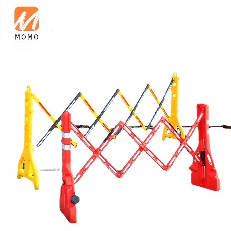 

Plastic Retractable Fence Folding Road Construction Isolation Fence Temporary Movable Protective Fence