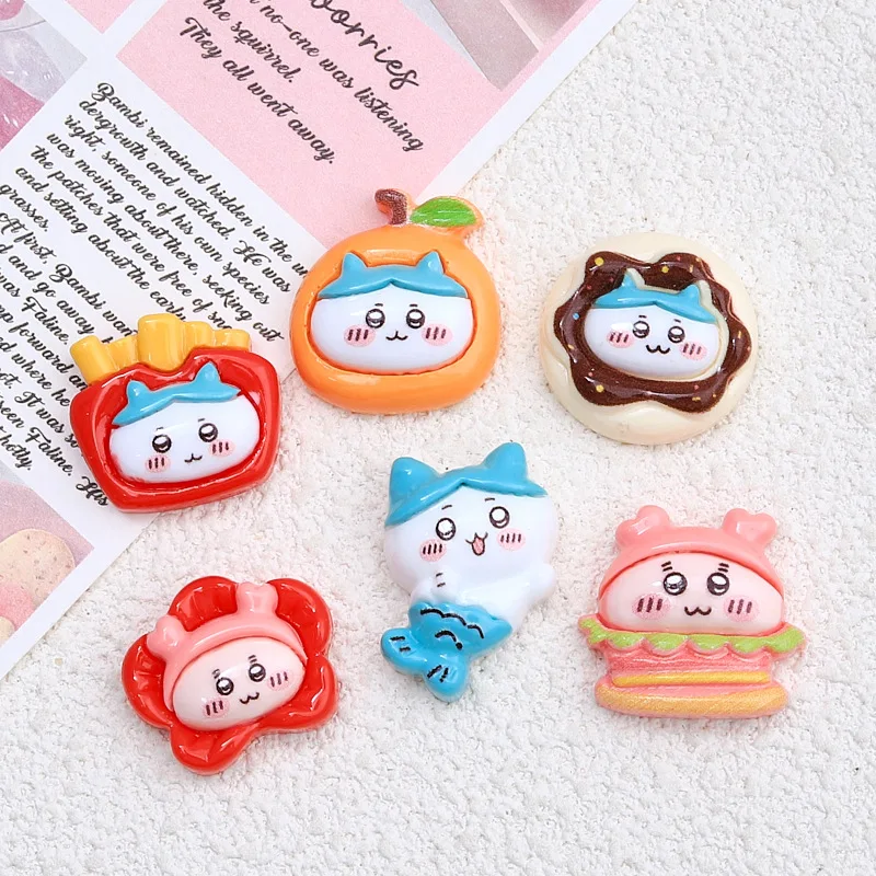 

Кавайный Кабошон из смолы с плоской задней стороной, домашнее украшение, сделай сам, скрапбукинг, статуэтки, украшения, поделки