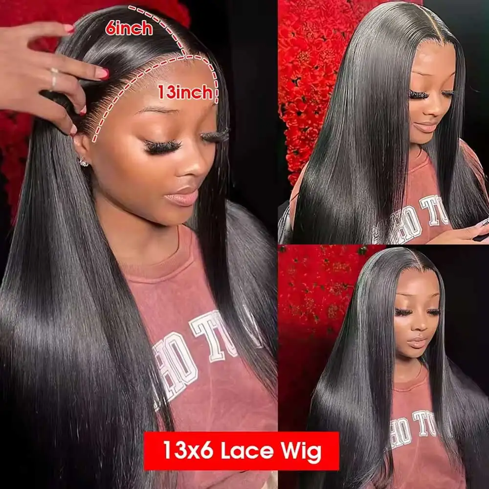 Straight Lace Front Wigs Human Hair 13X6 Hd Lace Frontal Wig 13X4 Bone Straight Human Hair Wig Glueless 5x5 Straight Closure Wig 2