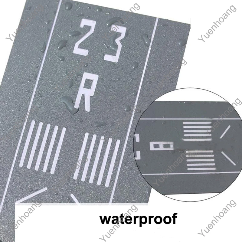 1Set Model Aircraft Runway Platform Airport Airplane Takeoff and Landing Apron Mould Parking-apron Moulds for DIY Airstrip Mold 3