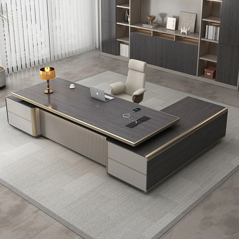 Luxury Modern Computer Desk L Shaped Cabinet L Shape Computer Office Table Organizer Executive Drawers Escritorio Furniture Luxury Modern Computer Desk L Shaped Cabinet L Shape Computer Office Table Organizer Executive Drawers Escritorio Furniture